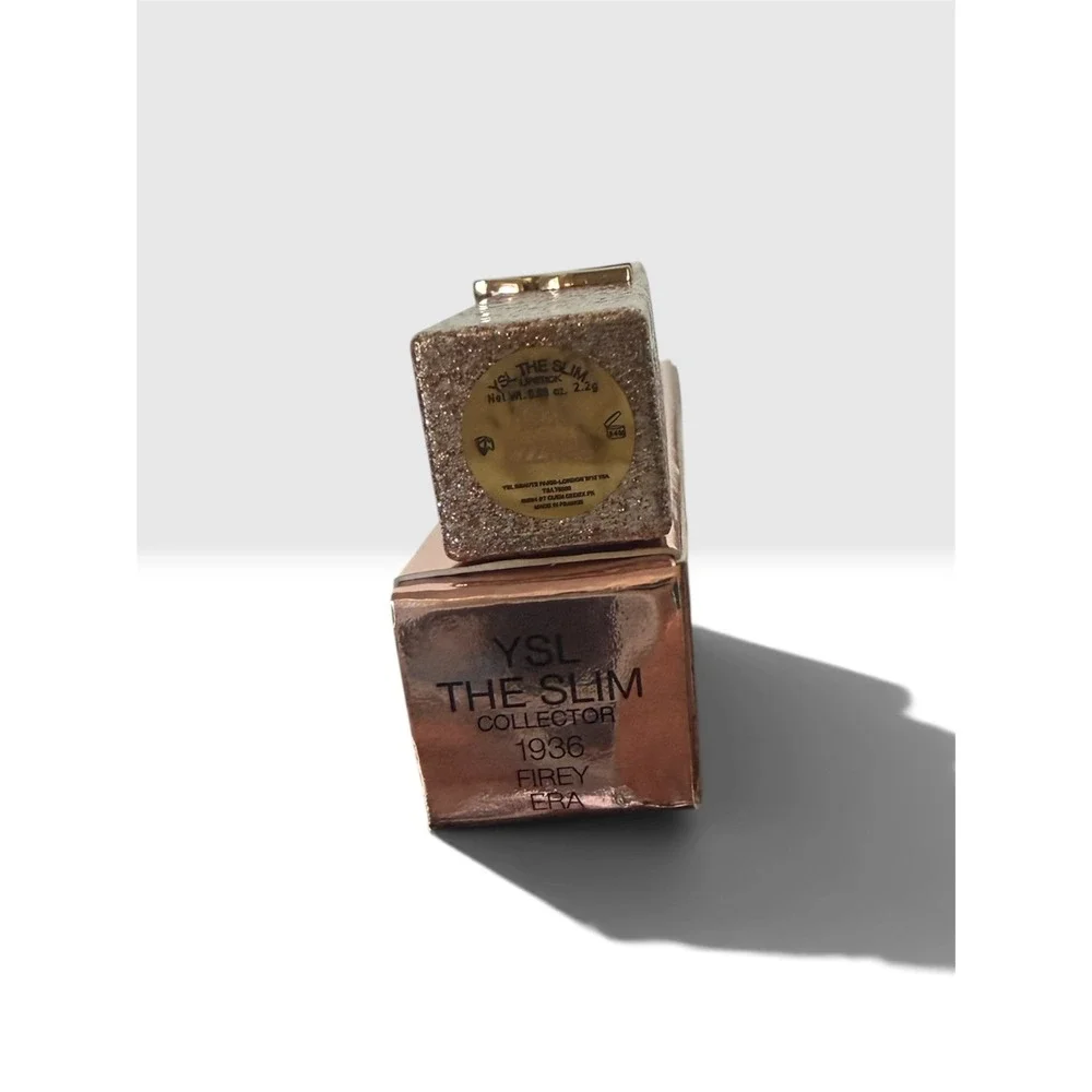 YSL THE SLIM Collector Couture Matte Lipstick~1936 FIREY ERA. Full Size. NIB